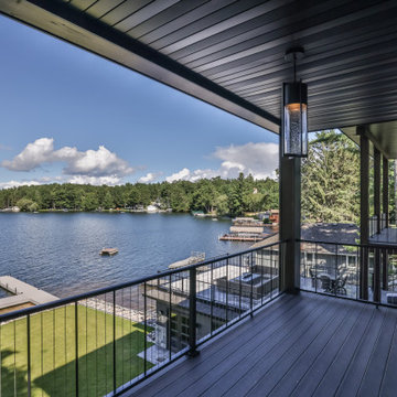 Modern Lake House - Main Level Master Private Balcony