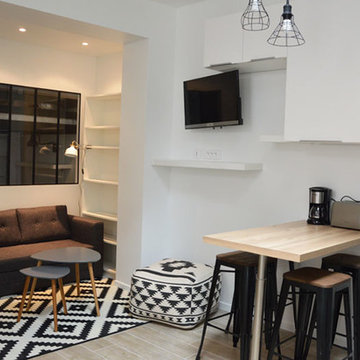 Paris XV - studio transformé en 2 pièces