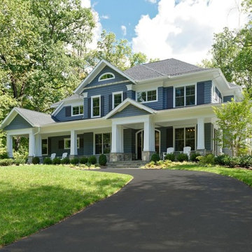 Arts and Crafts Custom Home With A Modern Flair by Meridian Homes