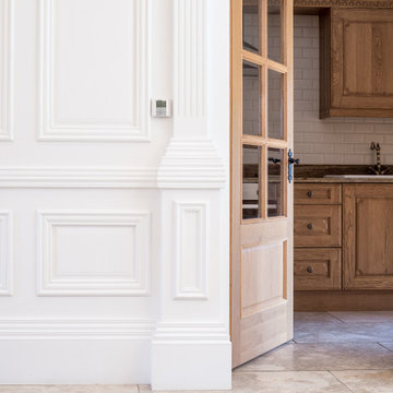 Classic, Sustainable-Wood Victorian Style Kitchen