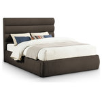 Meridian Furniture - Adam Upholstered Bed, Brown, Queen, Boucle Fabric - Indulge in the allure of the Brown Boucle Fabric Adam Queen Bed by Meridian Furniture. Its captivating design and luxurious Brown Boucle Fabric elevate any space with effortless elegance. Crafted with precision and durability in mind, this stunning piece becomes the focal point of gatherings, fostering moments of connection and warmth. Embrace sophistication and style with the Adam Queen Bed, a testament to exquisite taste and timeless beauty.