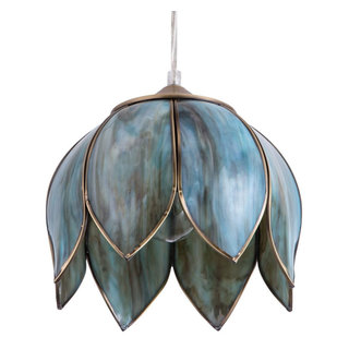 Decor Lotus Brass Pendant Light Fixture, Farmhouse Pendant Chandelier ...