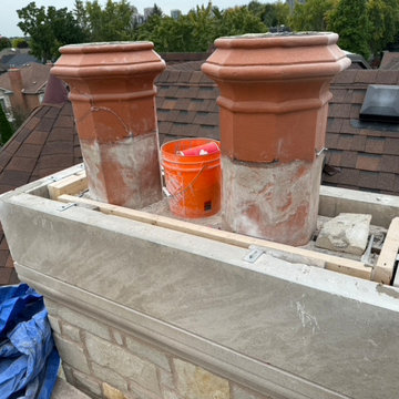 Precast Chimney Top Masonry Repair