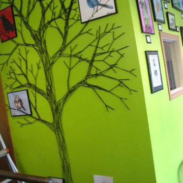 How To Make a String Tree Wall Mural  Home Hacks | Apartment Therapy Re-Nest