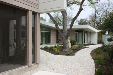 Trendy exterior home photo in Austin