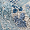 Momeni Tahoe Wool Hand Tufted Blue Runner 2'3"x8'