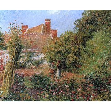 Camille Pissarro Kitchen Garden in Eragny- Afternoon Wall Decal