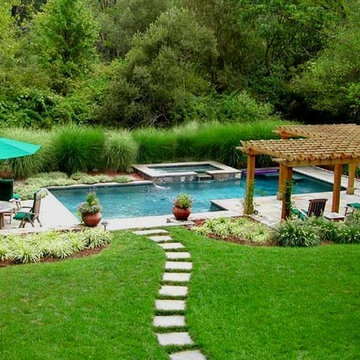 Geometric Swimming Pool and Spa