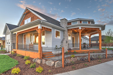 Inspiration for a timeless exterior home remodel in Boise