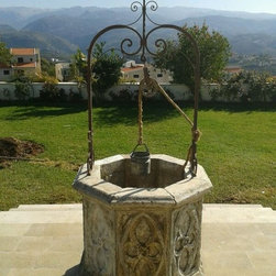 Antique Stone Wells by Ancient Surfaces - Outdoor Fountains And Ponds