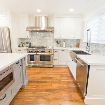 Walnut Creek General Remodeling - Kitchen - living fireplace