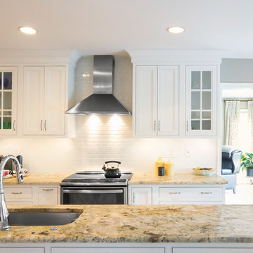 Tall White Glass Display Cabinets in Newtown Square, PA
