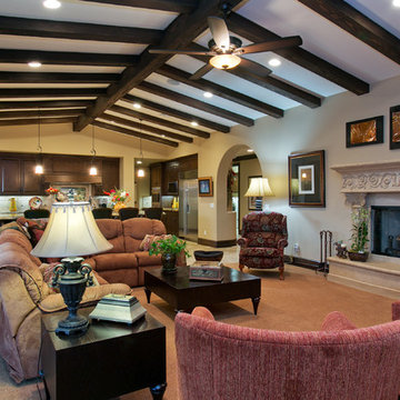 Spanish Style Estate - Family Room