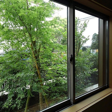 三つの陸屋根を持つコートハウス