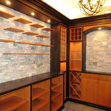 Two-Tone Wine Cellar