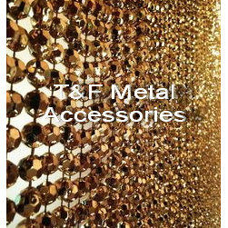 Faceted bead chain curtain - Vertical Blinds