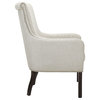 Lexicon Avalon Upholstered Accent Chair in Beige