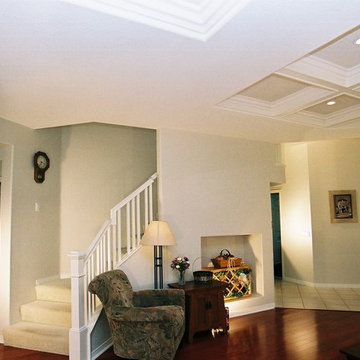 Coffer Ceiling Beneath New Loft Addition