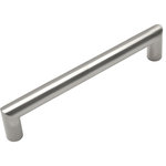 Door Corner - Cosmas Contemporary Cabinet Hardware, Satin Nickel, 5-1/2" Pull - Affordable Cosmas contemporary cabinet hardware features a warm oil rubbed bronze or elegant satin nickel finish. Nothing on the market provides better value or lasts longer than Cosmas branded products.