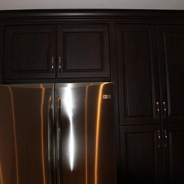 MDF Custom Kitchen Cabinets with Free Standing Island