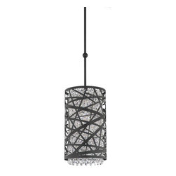 Schonbek Shadow Dance Radiance Pendant in Ferro Black - Pendant Lighting
