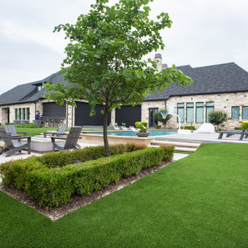 Artificial Grass Pool Project