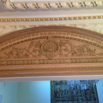 Ornamented Doorway Pediment Arch