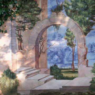 Wandmalerei, Illusionsmalerei, Trompe l´Oeil, Fresken