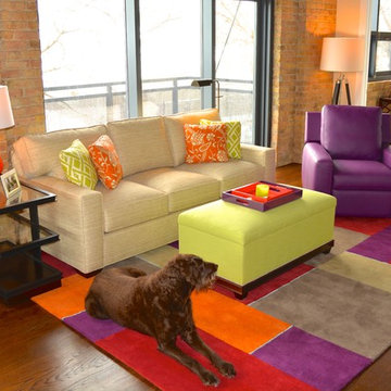 Chicago Loft A Colorful Point Of View