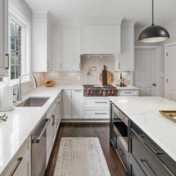 Transitional Kitchen & Bar Remodel Charlotte, NC | Reico