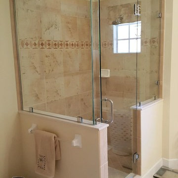 Frameless Glass Hinged Shower Doors