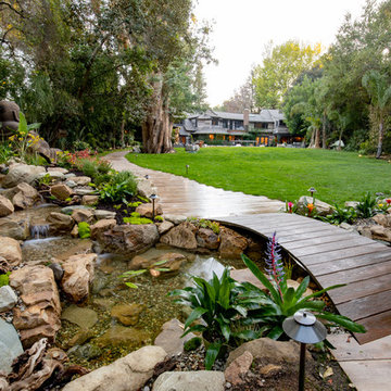 Waterfall Stream Dream Home Pond