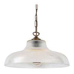 LONDON PRISMATIC RAILWAY PENDANT 40CM - Pendant Lighting