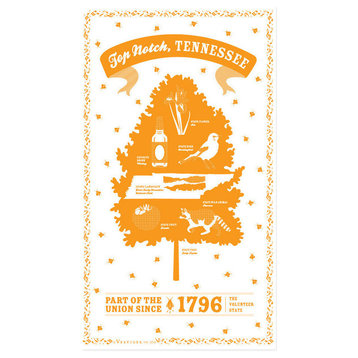 Tennessee State Kitchen Towel