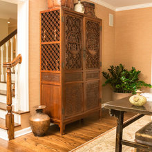 when paint echoes wood tone