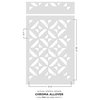 Chroma Tile Stencil Pattern - DIY Faux Tile Stencils - Modern Geometric Design