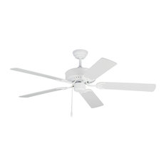 Monte Carlo Haven 52 52 inch 5 Blade Ceiling Fan, Matte White