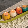 Mercade 5-Piece Tea Light Candleholder and Tray Set