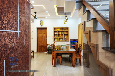 Family room - contemporary family room idea in Other
