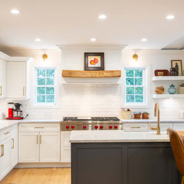 Transitional Sub Zero Wolf Kitchen Remodel & Expansion