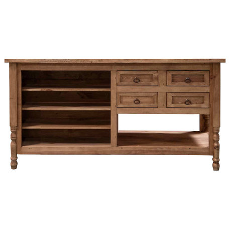 Cooper Kitchen Island, 84x30x36