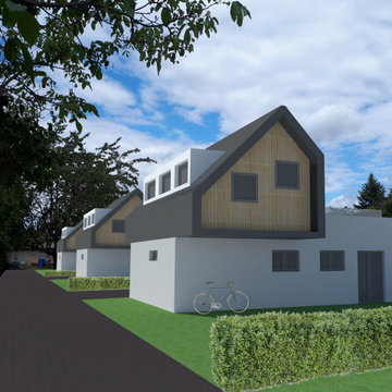 Ensemble de 4 maisons