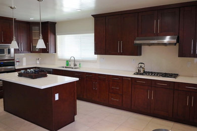 Minimalist kitchen photo in Los Angeles