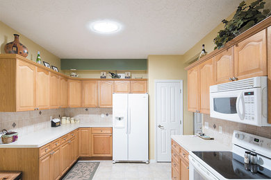 Example of a kitchen design in Houston