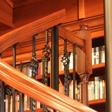Forged Iron Spiral Staircase