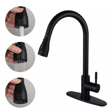 Kitchen Pull Out Faucet Matte Black
