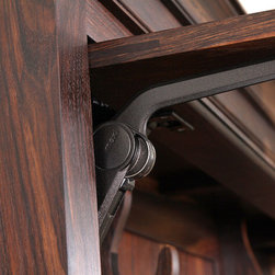 Walnut Gun Cabinet - Filing Cabinets