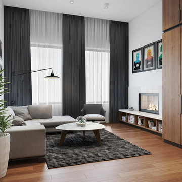 3D Rendering for a modern apartment.