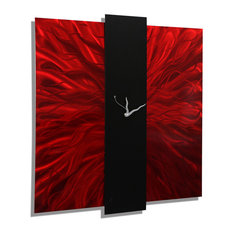 Modern Designer Wall Clocks modern wall clock design 15 modern wall clock designs good for wall decor home design lover Jon Allen Fine Metal Art Modern Ruby Red Jewel Tone And Black Metal Wall Clock Modern Designer Wall Clocks premium wooden wall clocks wooden premium wall clocks manufacturer from ghaziabad Jon Allen Fine Metal Art Modern Ruby Red Jewel Tone And Black Metal Wall Clock