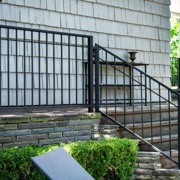 Custom Frestanding Outdoor Living Arbor with Built0In Grill
